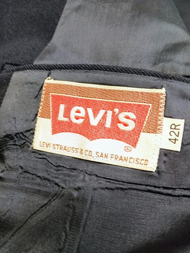 Giacca sportiva vintage anni 60 Levis Western blu scuro Rockabilly Yoke Back 42R - Foto 13 di 16