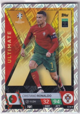 Topps Euro 2024 Match Attax Karte Ultimate U XI Christiano