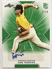 2021 LEAF PERFECT GAME SAM TOOKOIAN AUTO 4/10