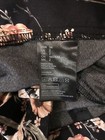H&M Woman’s Floral Print Slim Fit Pants Size 2 Black Pink Slacks Colorful Unique — photo 6