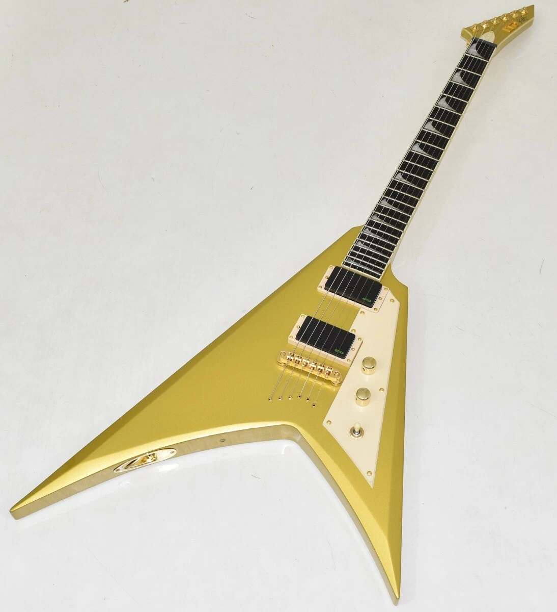 ESP LTD KH-V Kirk Hammett Signature Guitar Metallic Gold 0282 | eBay