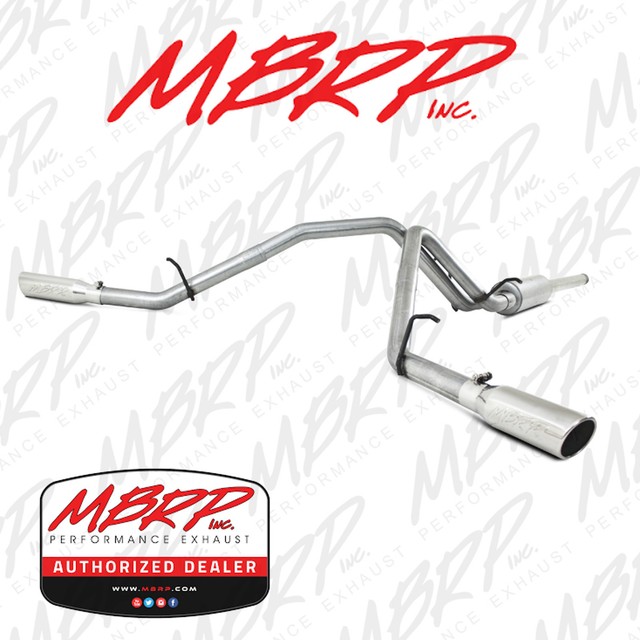 MBRP CAT BACK DUAL EXIT EXHAUST KIT 0913 CHEVY SILVERADO 1500 4.8L 5