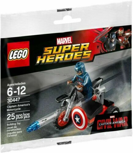 LEGO Marvel Super Heroes: Captain America's Motorcycle (30447) New - Picture 1 of 1