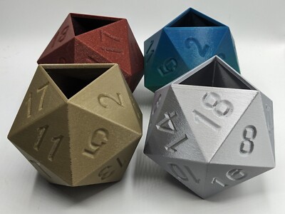 D20 Würfel Stift Topf für Rollenspiele Tischspieler | D20 Pot Tischspiel