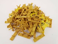 20 x including ABB / Weidmüller WAD terminal marker yellow voltage cover bundle