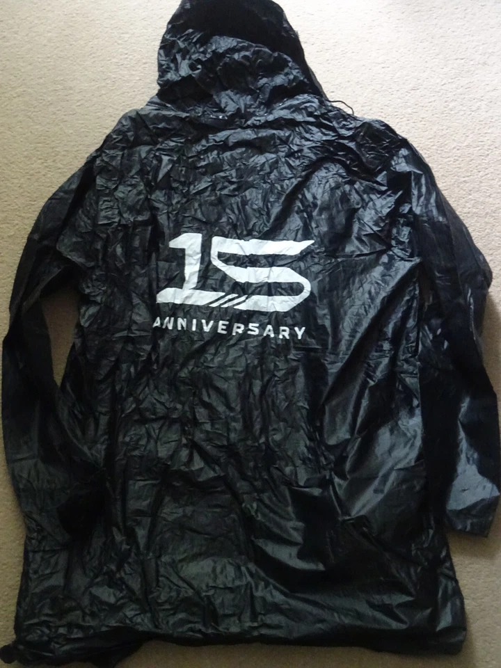 Rimac Nevera 15 Year anniversary black rain poncho / temporary jacket - Image 3 of 3
