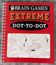 2016 Brain Games Extreme Dot To Dot Spiral 1000 Dots Puzzle Book