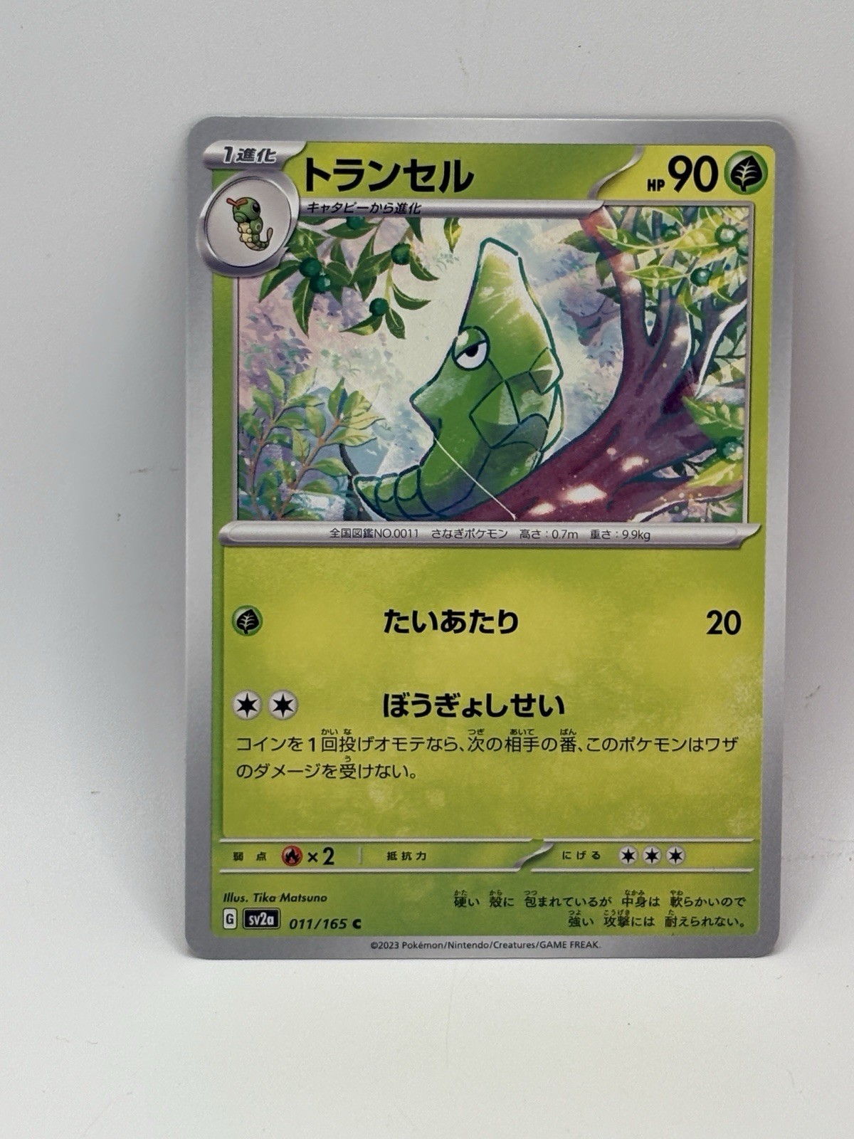 Metapod 011/165 Sv2a: Pokemon Card 151 Regular (Japanese)