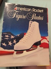 Women  s Figure Ice Skates Size 8 White American Athletic 522 With Box Plz Read
