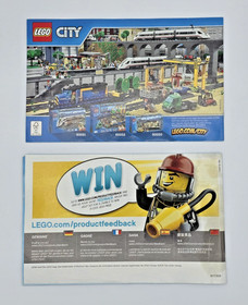 Lego City Racing Bike Transporter 60084 Instruction Books 1&2 Manuals Only 2015