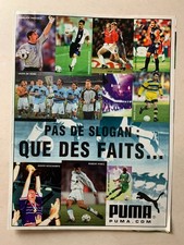 PUBLICITE 1999 - PUMA - PAGLIUCA STAAM CHIESA MIJATOVIC CHILAVERT LAZIO OKOCHA