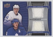 2017 Upper Deck Toronto Maple Leafs Centennial Jake Gardiner Tomas Kaberle 0c3