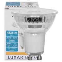 Led-Reflektorlampe PAR16 Luxar GU10 7,4W Dimmbar 36° 3000K Warmweiß Sigor