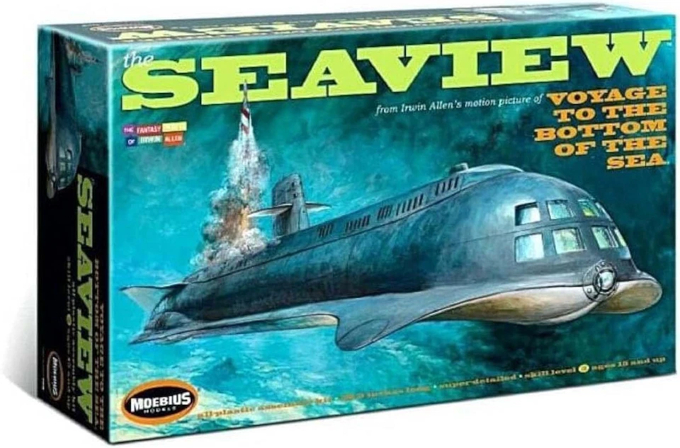 Moebius 707 Voyage to the Bottom of the Sea Seaview Movie Version 1/128 Scale - Image 2 of 2