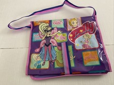 Polly Pocket Tri Fold Storage Bag With Some Clothes Accessories