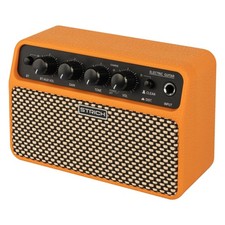 DSP Mini Electric Guitar Practice Amplifier, 2 x 5W Dual-Speaker Desktop Amp