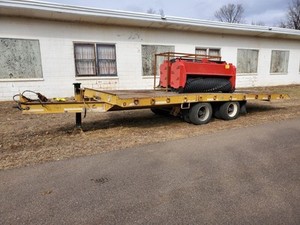 TILT tilting TRAILER Air Brakes Equipment Trailer 40,000 LB