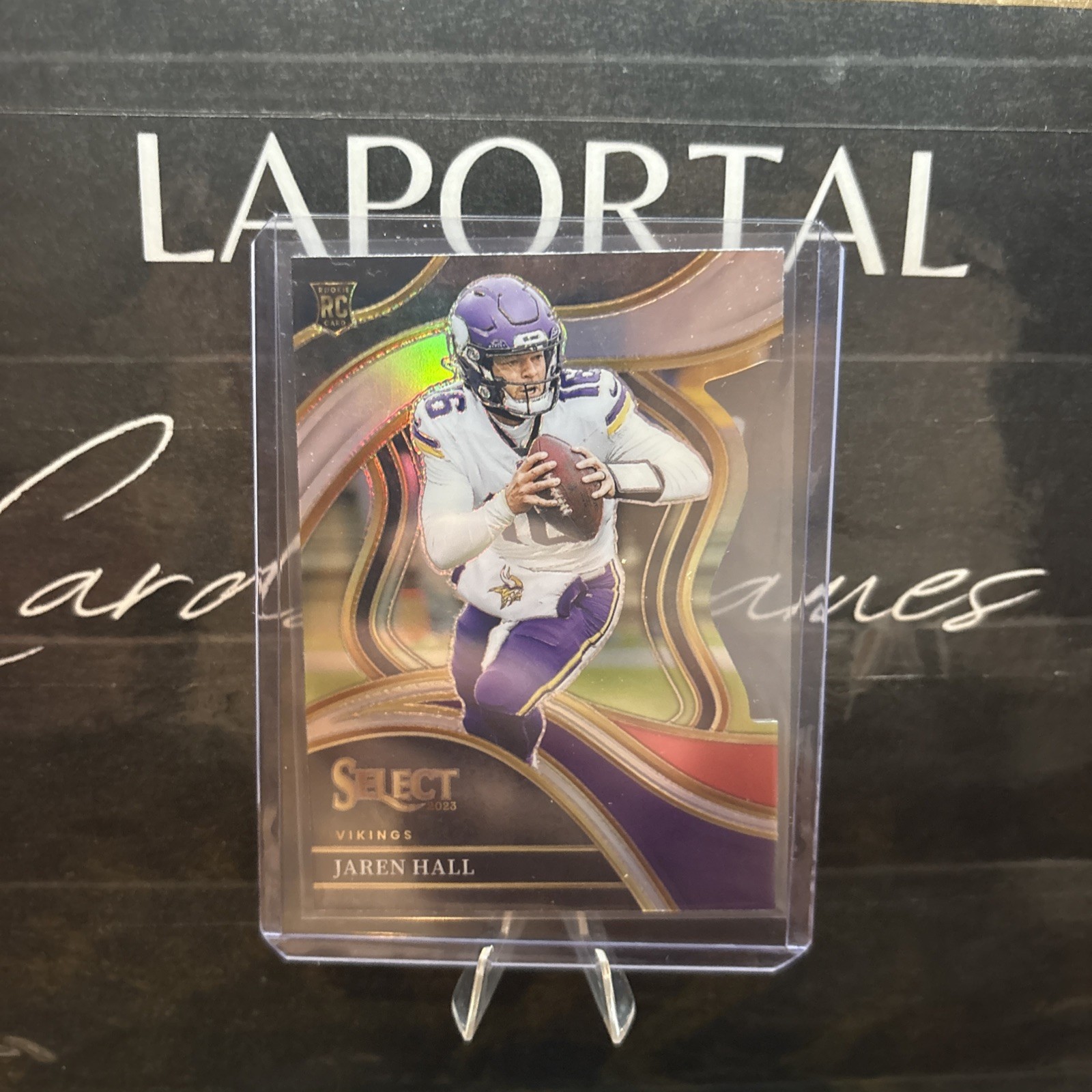 2023 Panini Select - Club Level Jaren Hall #261 Black & Red Prizm Die-Cut (RC)