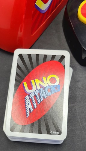 Vintage 2005 Mattel UNO Attack Electronic Card Launcher Game Family Fun Tested - Picture 12 of 17