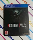 RESIDENT EVIL 2 STEELBOOK EDITION PS4 PAL ITALIAN PLAYSTATION 4 ITA