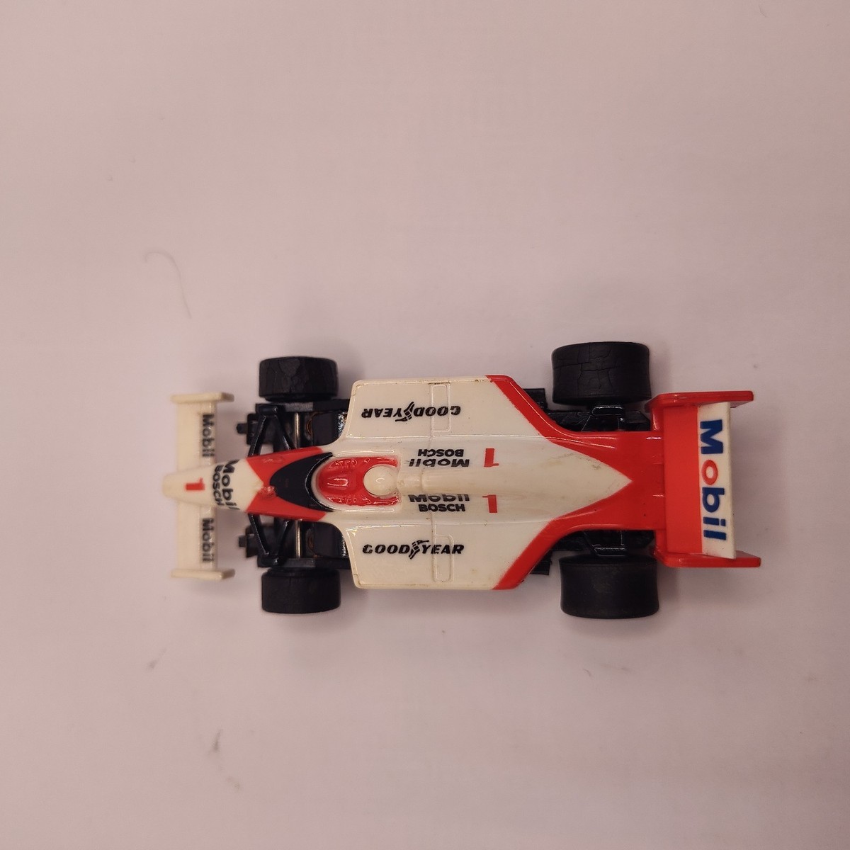AFX Formula Indy F1 Mobil Bosch #1 Goodyear Tomy Aurora HO Turbo
