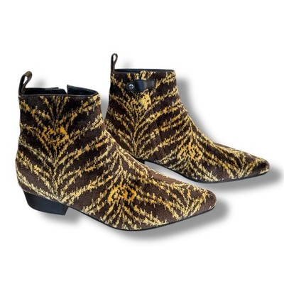 Louis Vuitton Pre-Fall Terrycloth Monogram Boots Size 37.5 Made in Italy