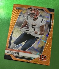 2024 Panini Prizm - Orange Lazer Prizm #58 Tee Higgins - Cincinnati Bengals