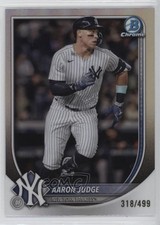 2025 Bowman Chrome Refractor 318/499 Aaron Judge #99 1kn1