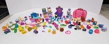 Shopkins Lot 102 Piece Lot With 3 People, 2 Pets, Food Clothing And Accessories