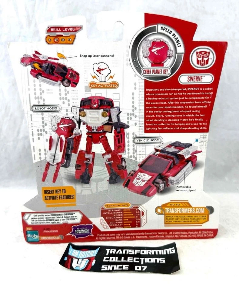 Transformers 2006 Cybertron RID Scout Class Swerve MOSC - Image 2 of 2
