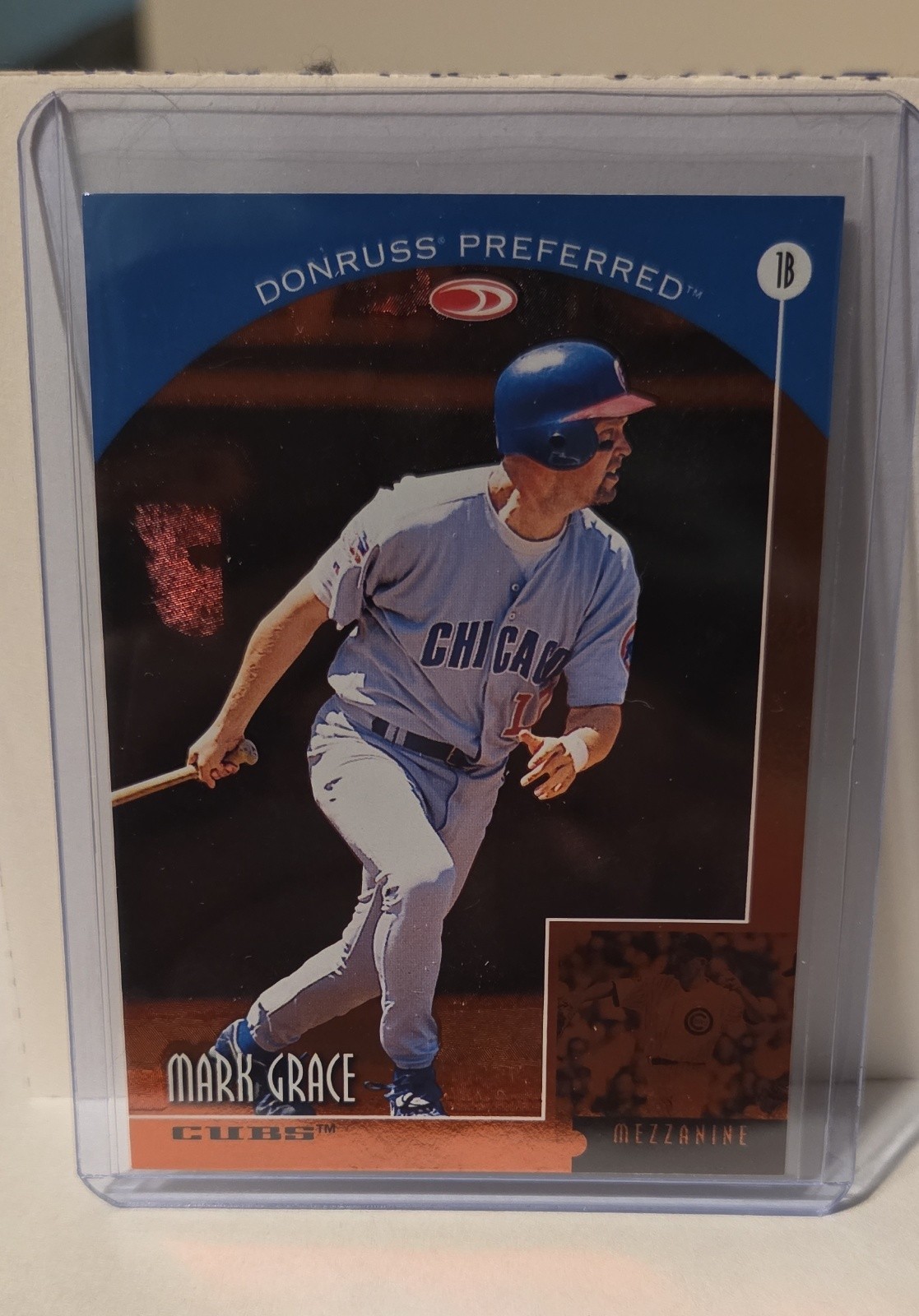 1998 Donruss Preferred - Mezzanine Mark Grace #58 Copper
