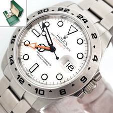 2016 Rolex Explorer II Polar White Steel Oyster 42mm Watch 216570 Box Papers