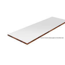 6 Ft. L X 25 In. D Finished Engineered Walnut Butcher Block Countertop with S...