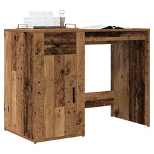 Writing desk Old Wood 100x49x75cm Engineered Wood Modern Drawer Storage forHome