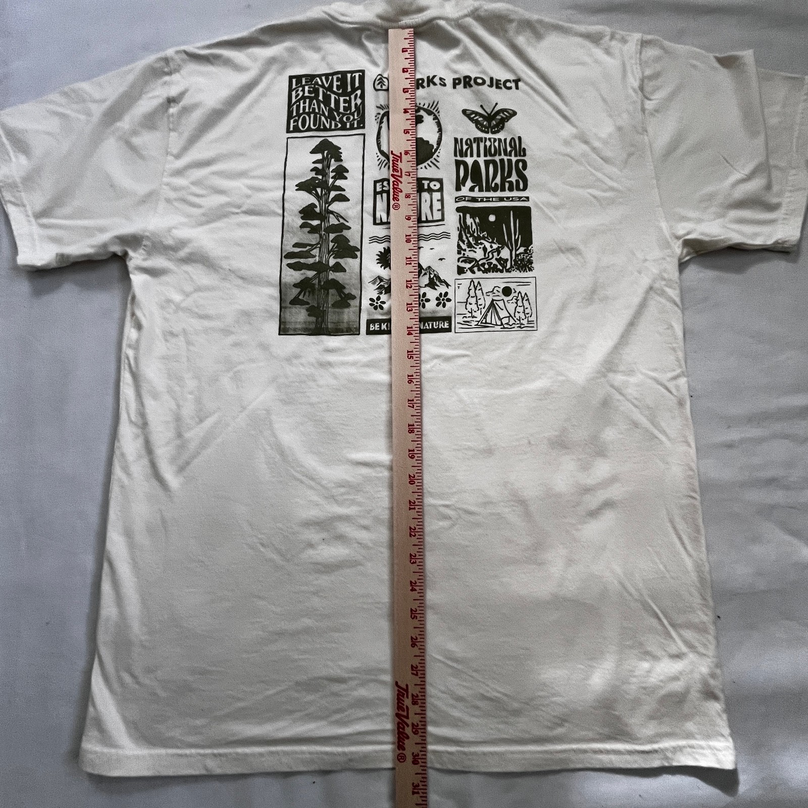 Parks Project National Parks T-Shirt Men's XXL All Cotton Ecology Nature EC