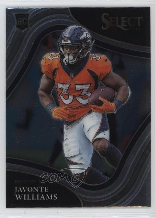 2021 Panini Select Field Level Javonte Williams #357 1i3m