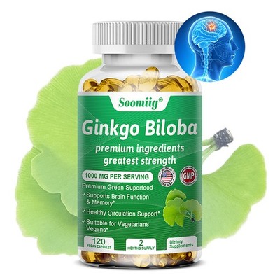 Brain Health Supplements Memory Focus Support Improve Emotional Stress 120 Pills