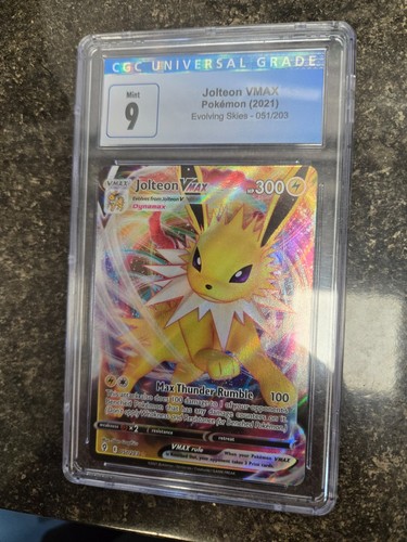 Jolteon VMAX graded CGC 9 for sale on eBay