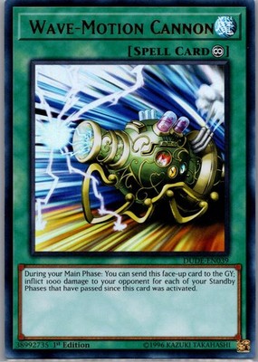 Wave-Motion Cannon DUDE-EN039 Ultra Rare Duel Devastator Yu-Gi-Oh 1st Edition NM