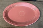 Fiesta Ware Rose 13" Serving Platter Pink Fiestaware Oval 13.5" x 9.5" USA
