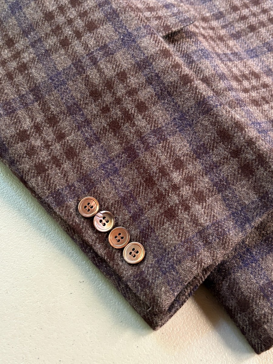 Recent Isaia Wool Gregory Blazer Size 42 L (52 EU) View 4