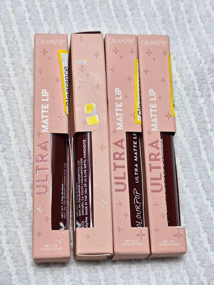 ColourPop Ultra Matte Lip Liquid Lipstick LAX 0.13 fl oz, Lot of 4, NIB (HH) - Image 2 of 4