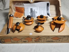 (NEW) CMT Sommerfeld Cabinet Door Cove  Router Bit Set 1/2" Shank - 800.515.11