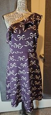 Banana Republic Bow Print One Shoulder Ruffle Fit and Flare Dress Size/4P