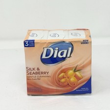 Dial Bar Soap, Silk & Seaberry, 4 oz Bars, 3 ea