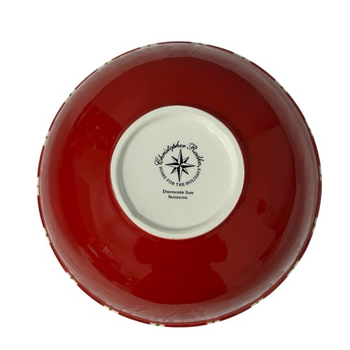 Christopher Radko Letters To Santa Serving Bowl 9" 2008 Christmas Exclusive - Picture 3 of 9