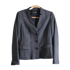 Lafayette 148 Wool Silk Blend Blazer Career Office Fully Lined Size 6
