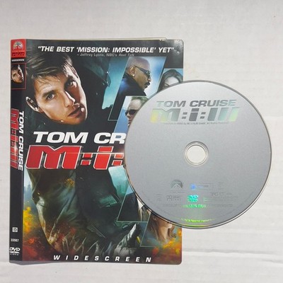 Mission Impossible 3 DVD 2006 Widescreen Tom Cruise J.J. Abrams DVD & ARTWORK