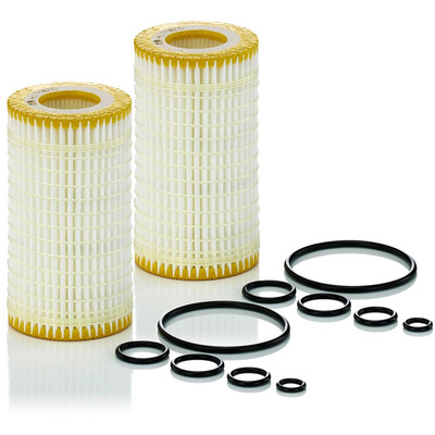 2x Ölfilter MANN-FILTER HU 718/5 x für Mercedes-Benz Puch Chrysler S Filter