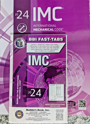 2024 IMC International Mechanical Code (ICC Brand New Paperback) WITH FAST TABS